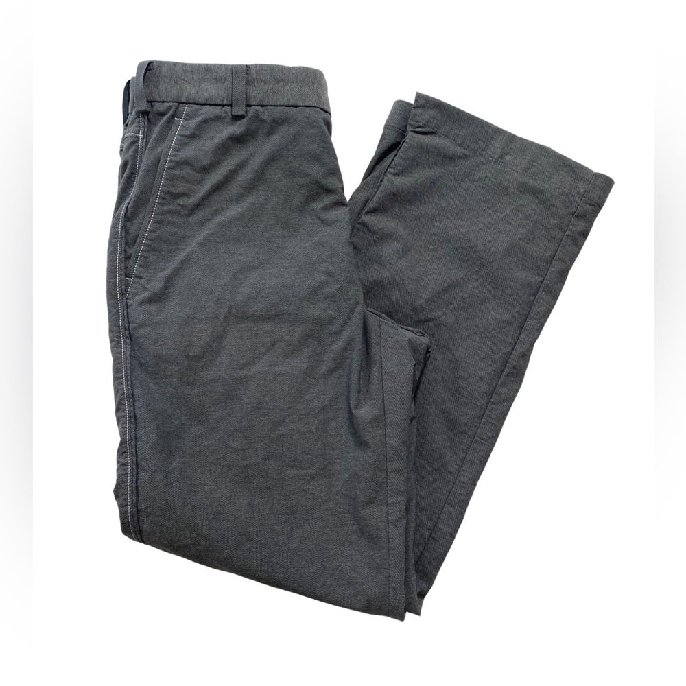 Nike Golf Dri-FIT Flat Front Pants Dark Gray Men’s 32x30 Rubber Grip Waist